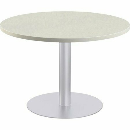 SPECIAL-T Hospitality Table, RoundTop, BarHeight, 42inDIAx42inH, CrispLinen SCTSIEN42BHCL